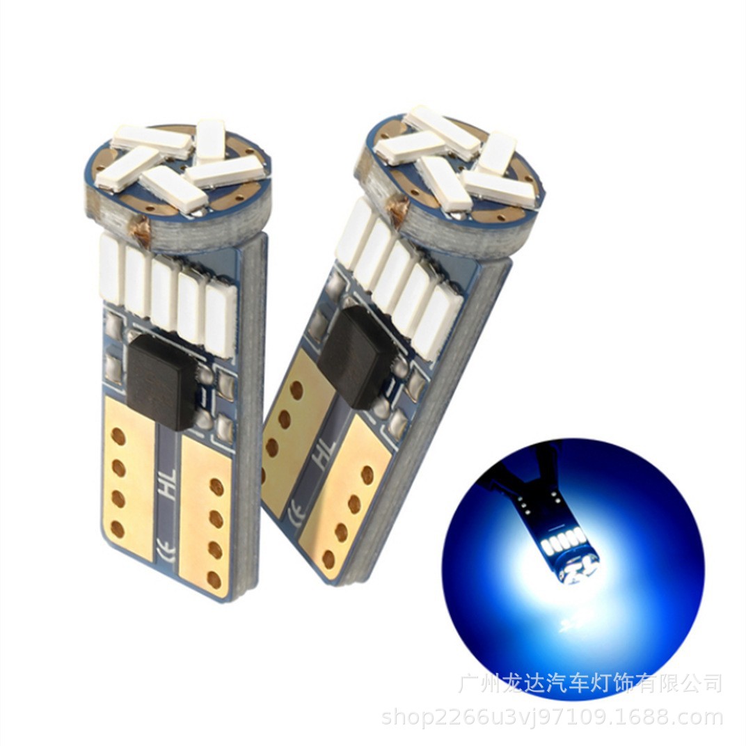 Cross-border dedicated decoding lamp T10 4014 15smd width indicator lamp highlight reading lamp car infinite lamp