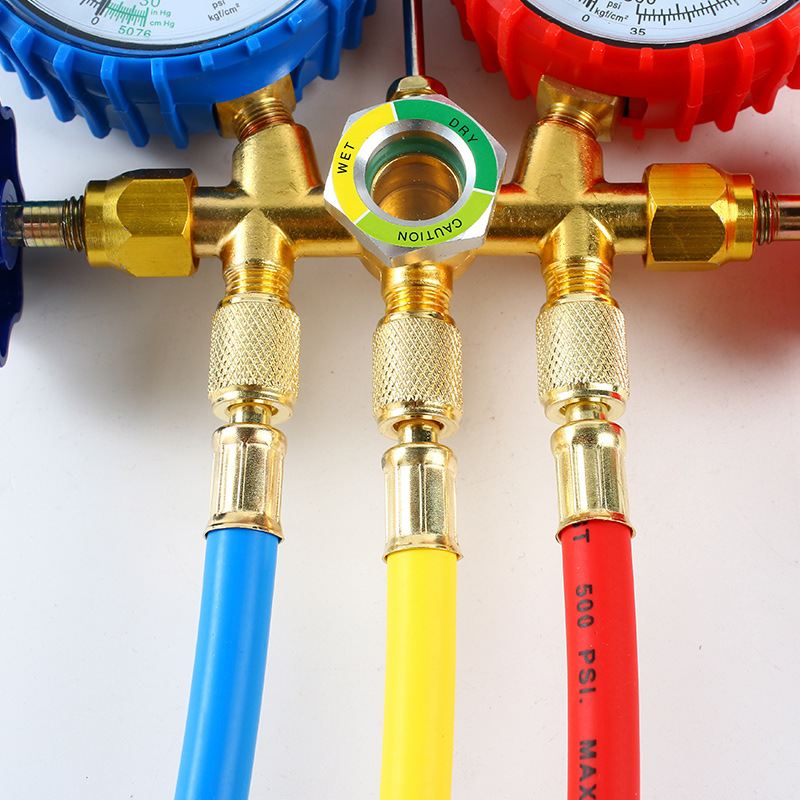 536g Air Conditioner Meter Liquid Filling Double Meter Valve R22 R134 Refrigerant Meter Plus Household Car Air Conditioner Plus Fluoride Customization