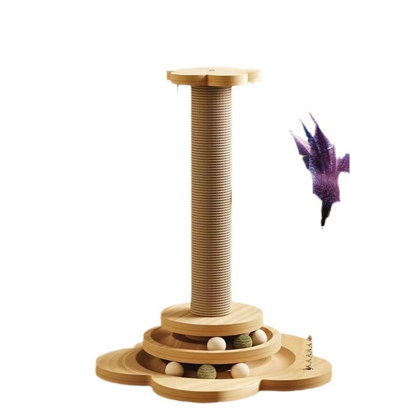 Sisal Cat Scratching Board Cat Nest Integrated Wear-resistant Scratch-resistant Hemp Rope Cat Toy Self-relief Cat Supplies