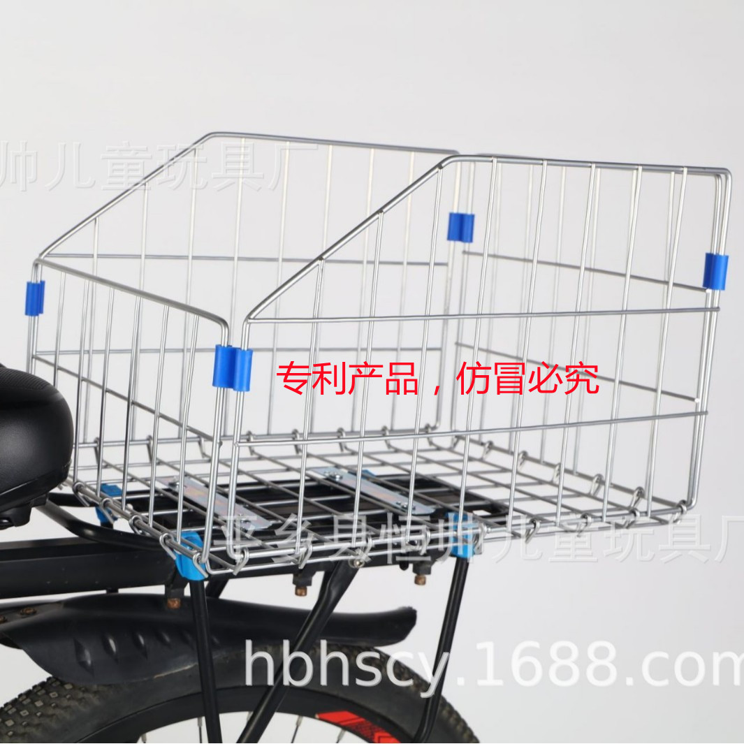 Задняя корзина для велосипеда, складная задняя корзина, корзина для горного велосипеда, большая складная корзина