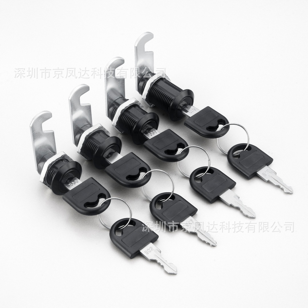 IRON File Cabinet lock wardrobe lock cylinder desk cabinet lock locker door lock letter box lock black tongue lock
