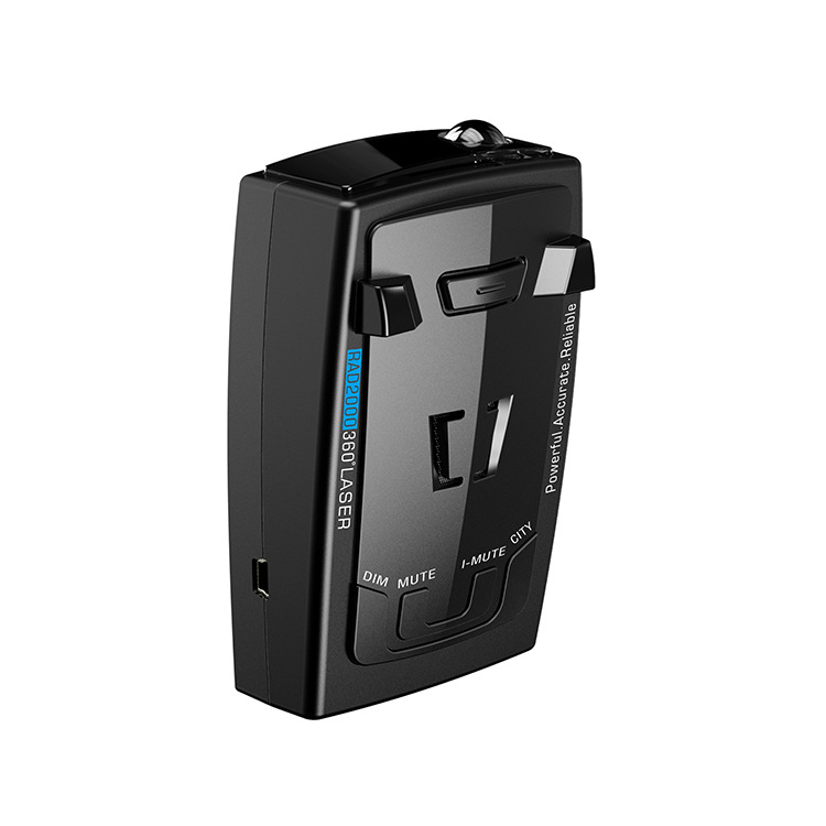 New RAD2000 foreign trade electronic dog car flow speed measuring radar electronic dog car laser radar