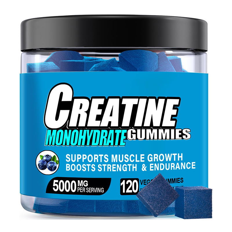 In-Stock Free Shipping Tk Amazon Cross-Border Popular 120 Creatine Gummies Creatine Source Factory Wholesale Direct Sale