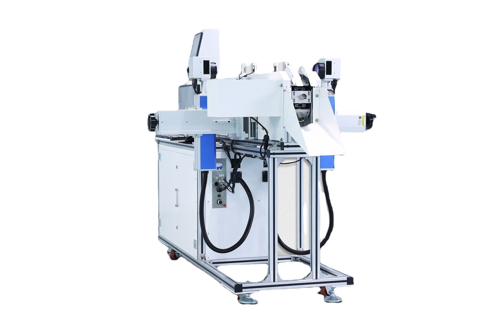 Bulb Automation Conveyor Marking Machine Lamp Fully Automatic Scan Marking Printing Fiber Laser Marking Machine