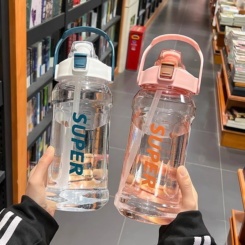 Hx Sports Water Cup Large Capacity Water Bottle Space Cup Boys High Temperature Resistant Cup Student Outdoor Water Bottle Fitness Tons