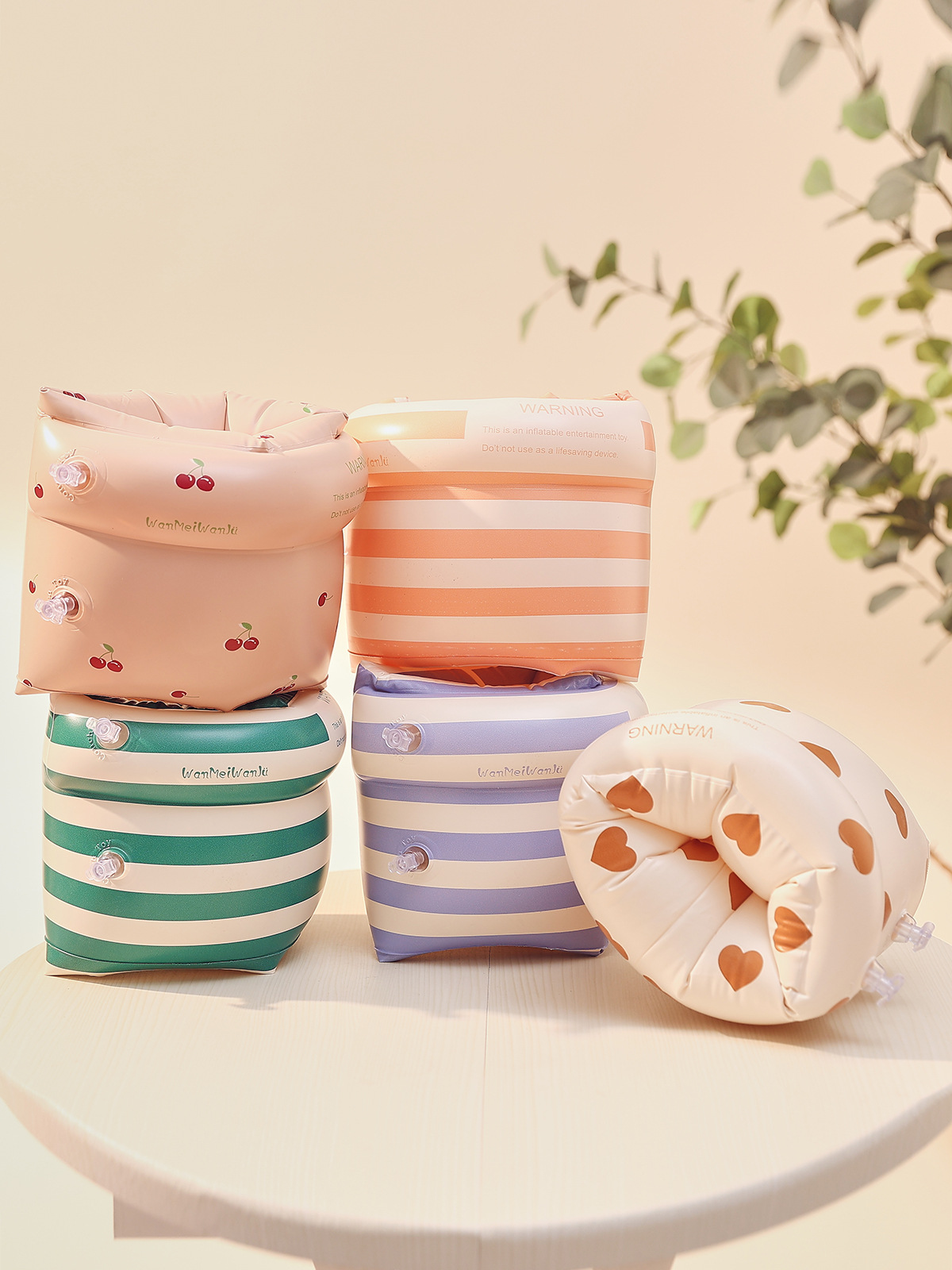 Xiao Lu Children's Swimming Arm Ring Arm Ring Thickened Retro Floating Sleeve Water Sleeve Floating Buoyancy Equipment Set Adult Arm Ring