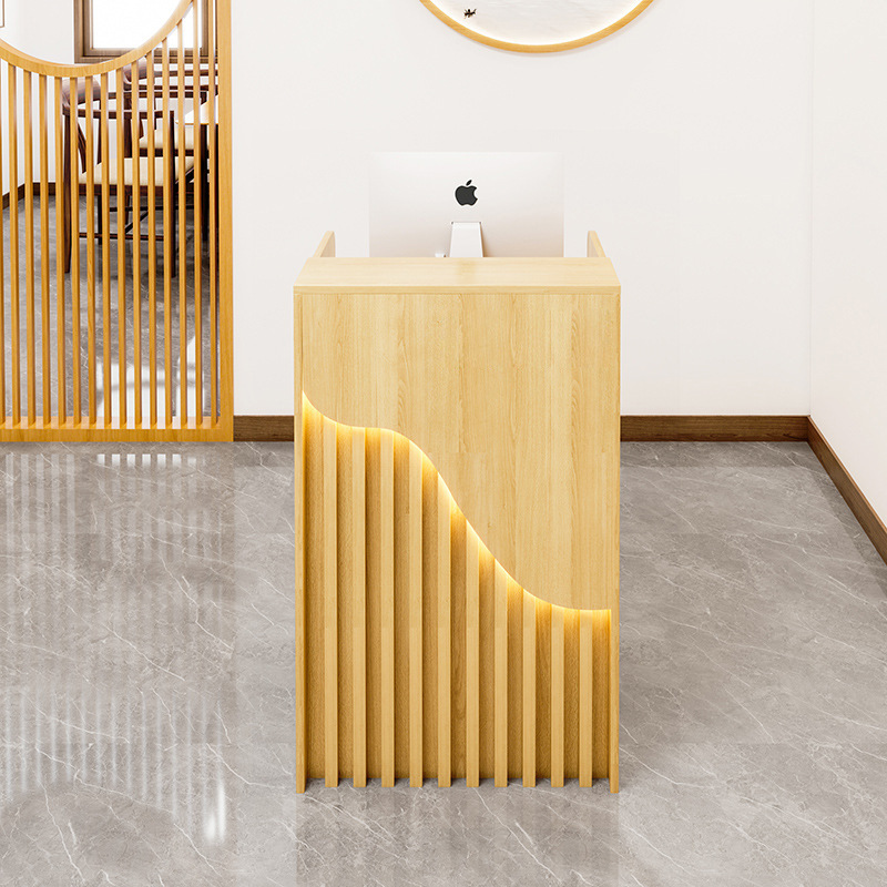 Стол кассира ресторана, простой современный, маленькая стойка для приема, маленький магазин, простой барный стол