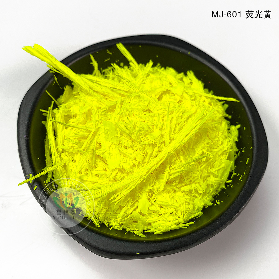 Professional wholesale filamentous strip candle fluorescent powder birthday candle craft personal DIY special fluorescent powder pigment