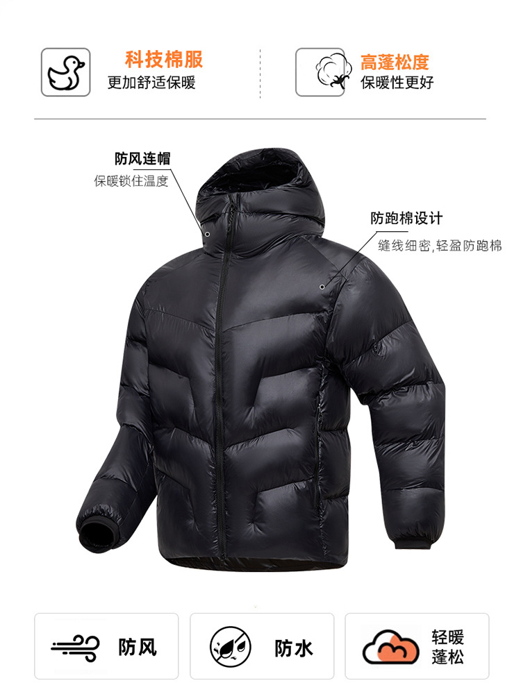 Kaimu Stone 5000Gt Padded Jacket for Men and Women, Fleece-Lined and Thickened down Cotton Coat, Warm Hooded Cotton Jacket, 25 New Models