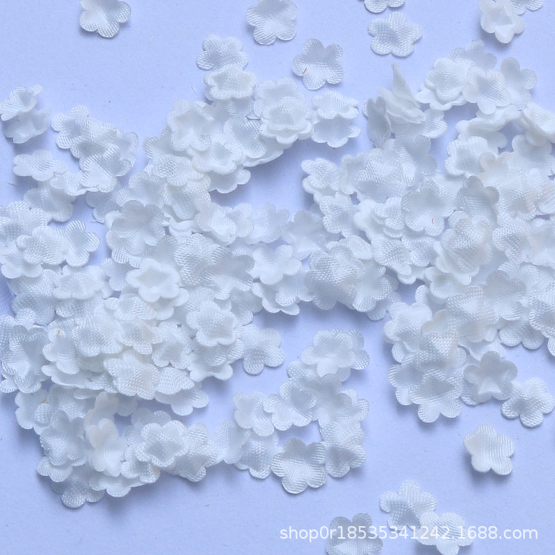 DIY Fabric Shaped Petals, Flower Pieces, Clothing, Headwear, Shoes, Hats, Accessories, Satin Pressed Flowers, Three-Dimensional Handmade