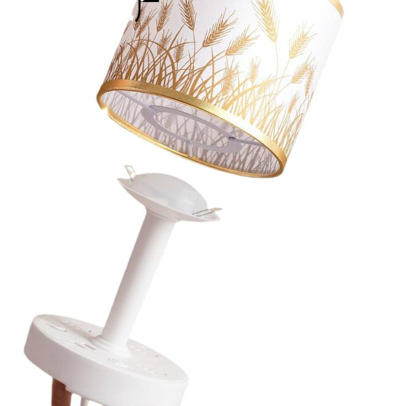 Decorative Table Lamp Socket Integrated Bedroom Bedside Lamp Light Luxury Appearance Eye Protection Sleep Night Light