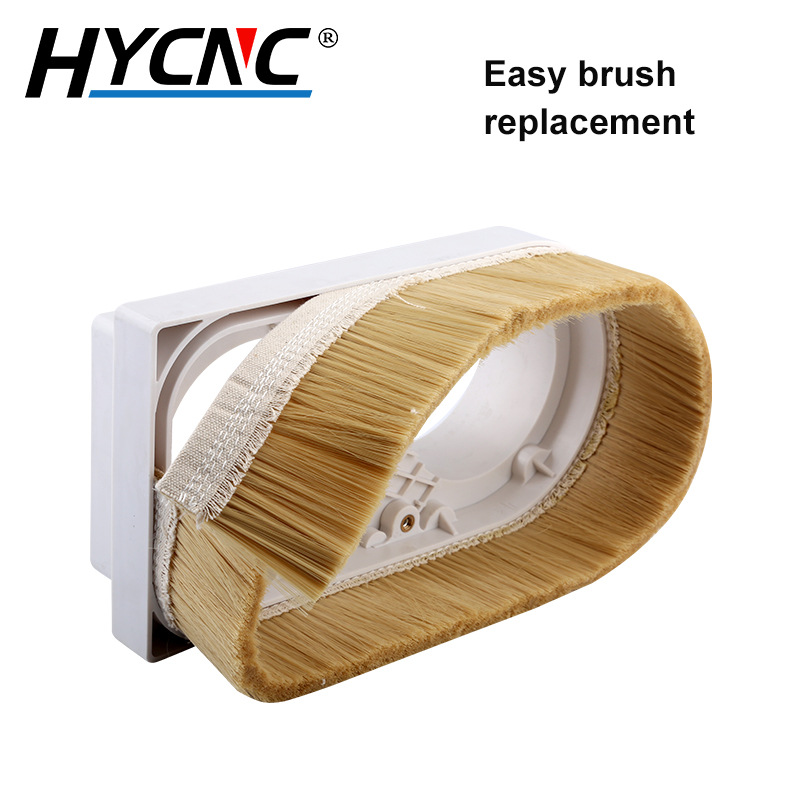 Plastic disassembly dust removal cover cross-border supply dust collector brush CNC spindle motor milling cutter dust cover