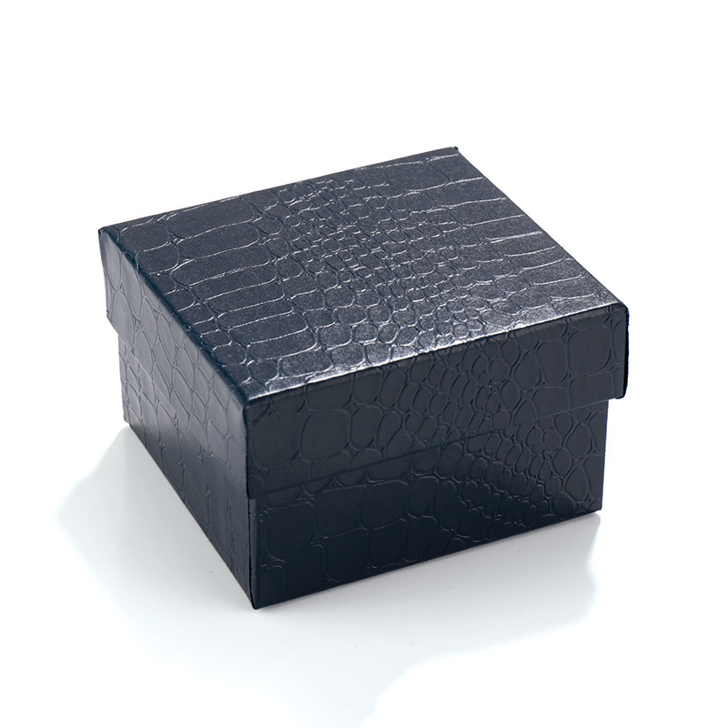 Factory wholesale crocodile pattern cover watch box leather pillow bag watch box bracelet beads box