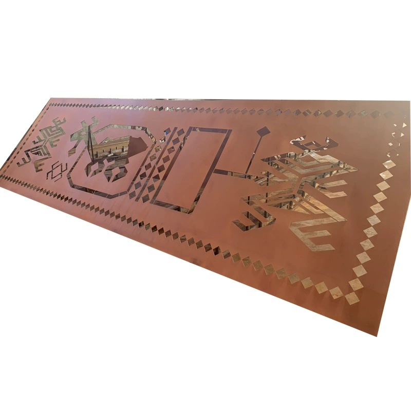 Customized Weather-Resistant Steel Plate Products for Outdoor Decoration Thick Steel Plate Curtain Wall Processing Rust Wholesale Steel Plate Rust Plate