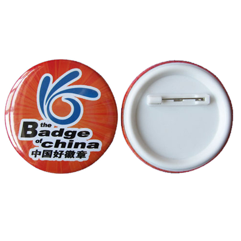 Tinplate Badge Blank Material Single Line Spring Pin Badge Consumables Bar Double Flash DIY Accessories Round Brooch