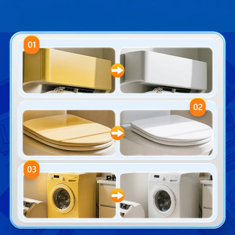 Home Appliance Cleaners Are Used to Instantly Brighten Faded Surfaces of Air Conditioners and Electrical Appliances. the Non-Toxic and Safe Formula Is Popular Across Borders