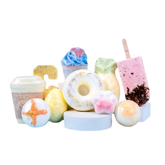 Обработанный игрушечный шарик для ванны, шарик для ванны с сушеными цветами, соль для ванны, кросс-бодрящий взрывной солевой бомбочка, футбольный мяч