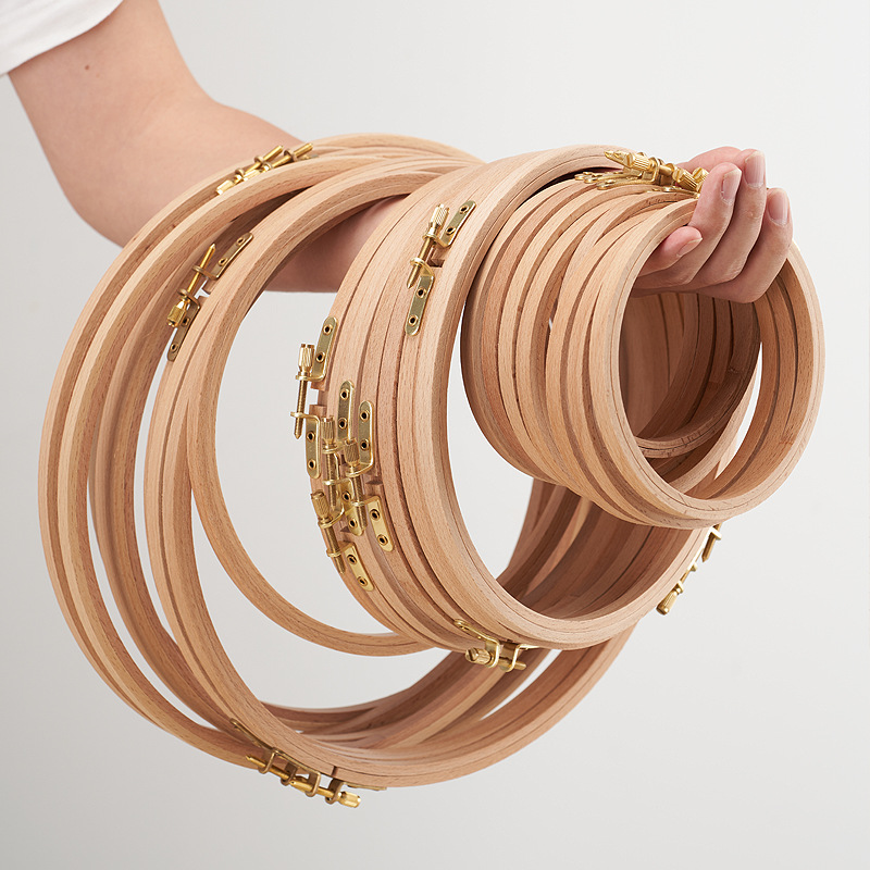 Оптовая продажа производитель березовой древесины вышивка растяжка ручная работа DIY инструменты для вышивки не скользящие экспорт березовой древесины вышивка растяжка ремесло