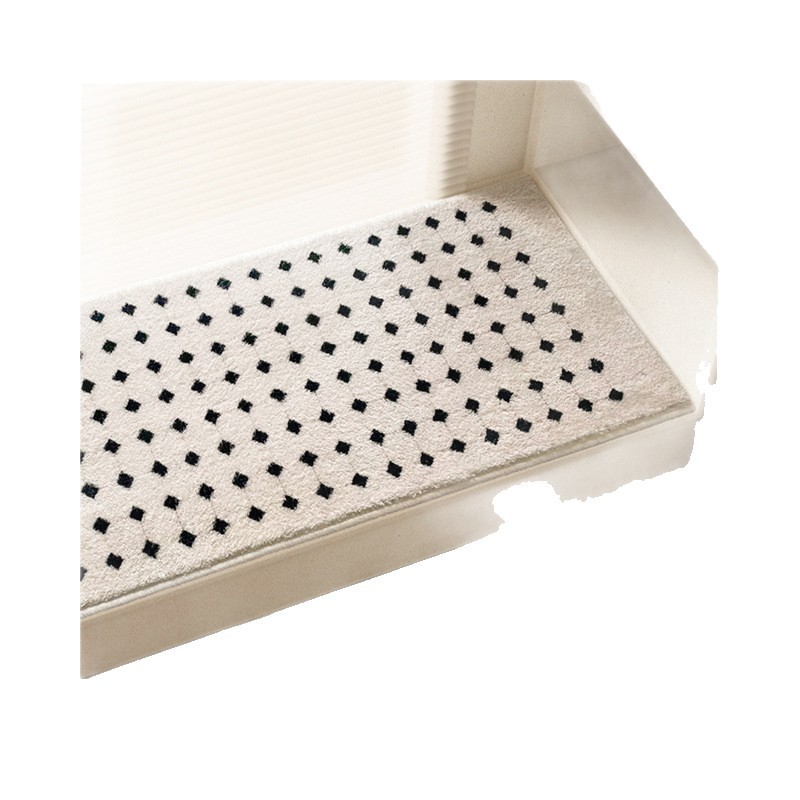 Japanese style bedroom bedside blanket balcony study absorbent non-slip blanket tatami soft cashmere-like bay window mat