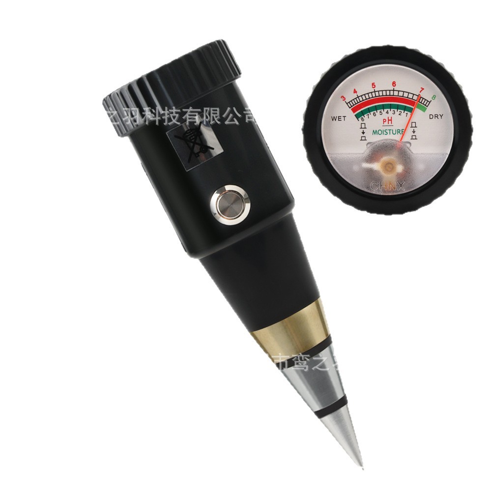 Cross-Border Hot Selling Ks-05 Short Soil Meter Ph Ph Tester Two-In-One Ph/Humidity Pointed Soil Meter