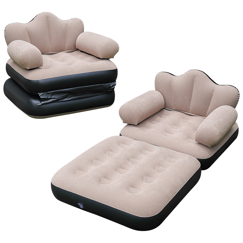 Automatic Inflatable Sofa Bed Outdoor Portable Folding Inflatable Bed Sofa Camping Tent for Lazy People Home Air Bed