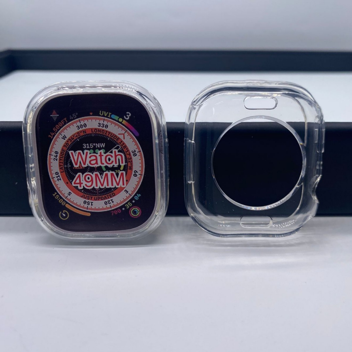 For Huaqiang North Apple Watch S10 Apple Watch Protective Case Ultra2 Generation Hollow-out Fine Hole Watch