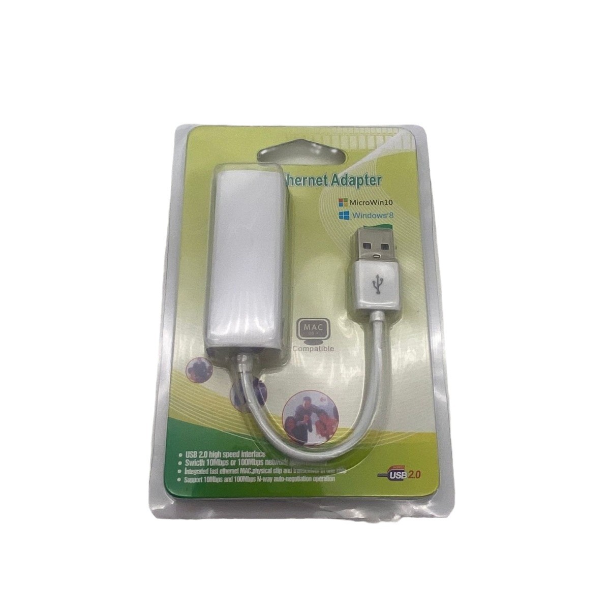 Network card driver-free 8152B chip USB to RJ45 2.0MAC network card desktop tablet computer network card