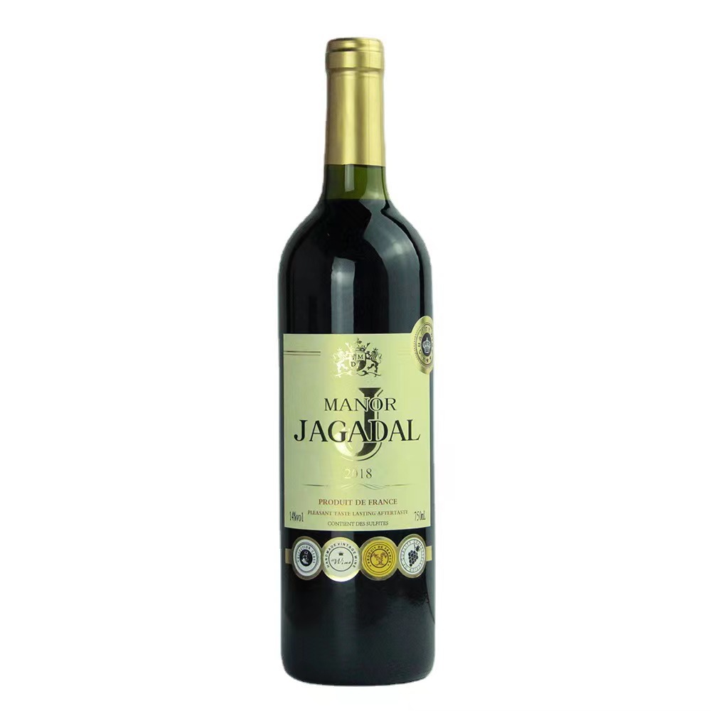 French imported red wine 14 degrees dry red wine e-commerce wine delivery 750ml full box wholesale
