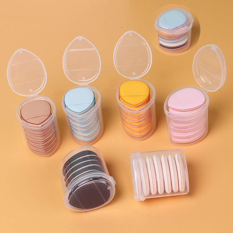 Wet and Dry Thumb mini Liquid Foundation Concealer Air Cushion mini Fingertip Water Drop bb Makeup Small Finger Puff