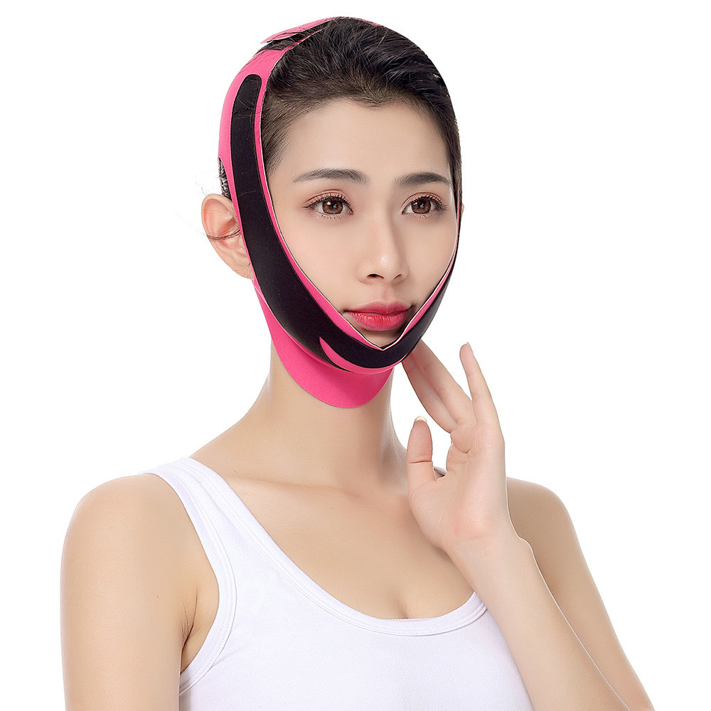 Cross-border sculpture face beautiful little sister essential V face tightening double chin face weight artifact face bandage mask