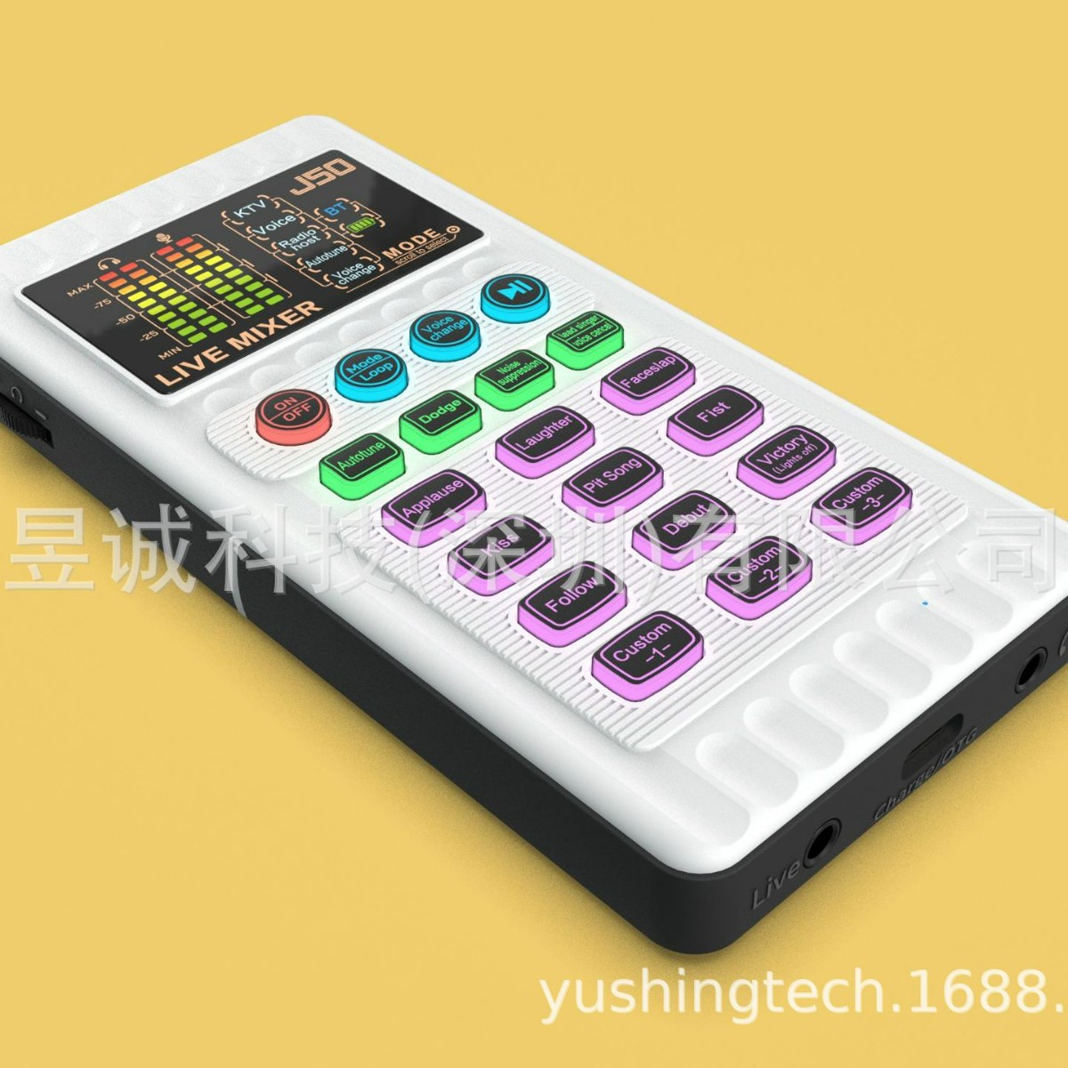 J50 Live Sound Card Professional Recording and Singing Equipment Supports Mobile Phones and Computers Full Set of Live Sound Card Set