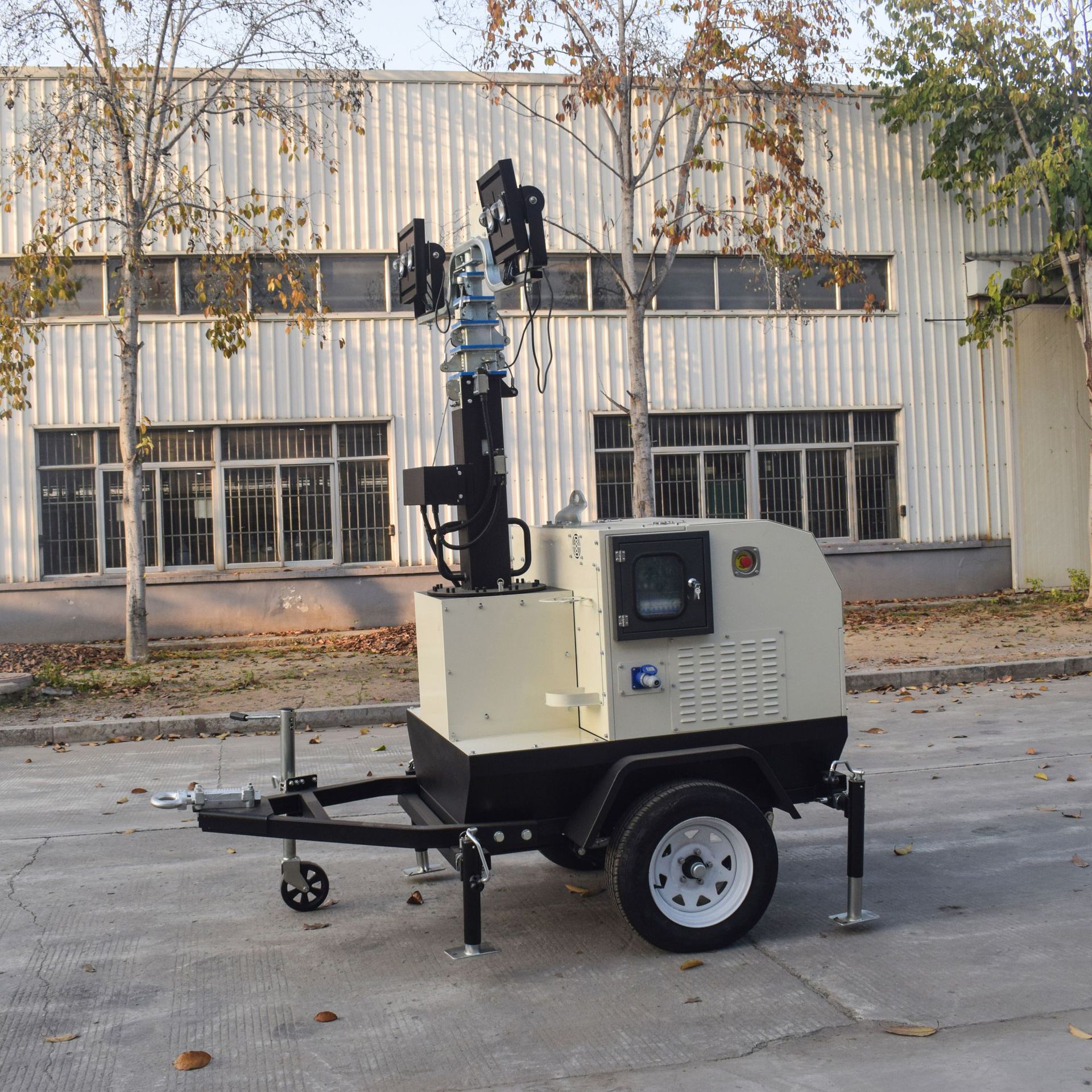 Airport 7.9m Lighting Vehicle Mobile Lighting Vehicle Vehicle-Mounted Lighting Hand-Cranked Lift Lighting Vehicle