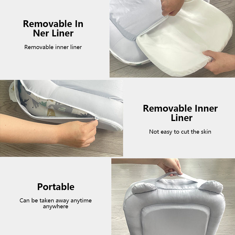 Cross-Border All-In-One Portable Handbag-Style Crib-In-Bed Removable and Washable Baby Sleeping Crib Baby Bionic Bed