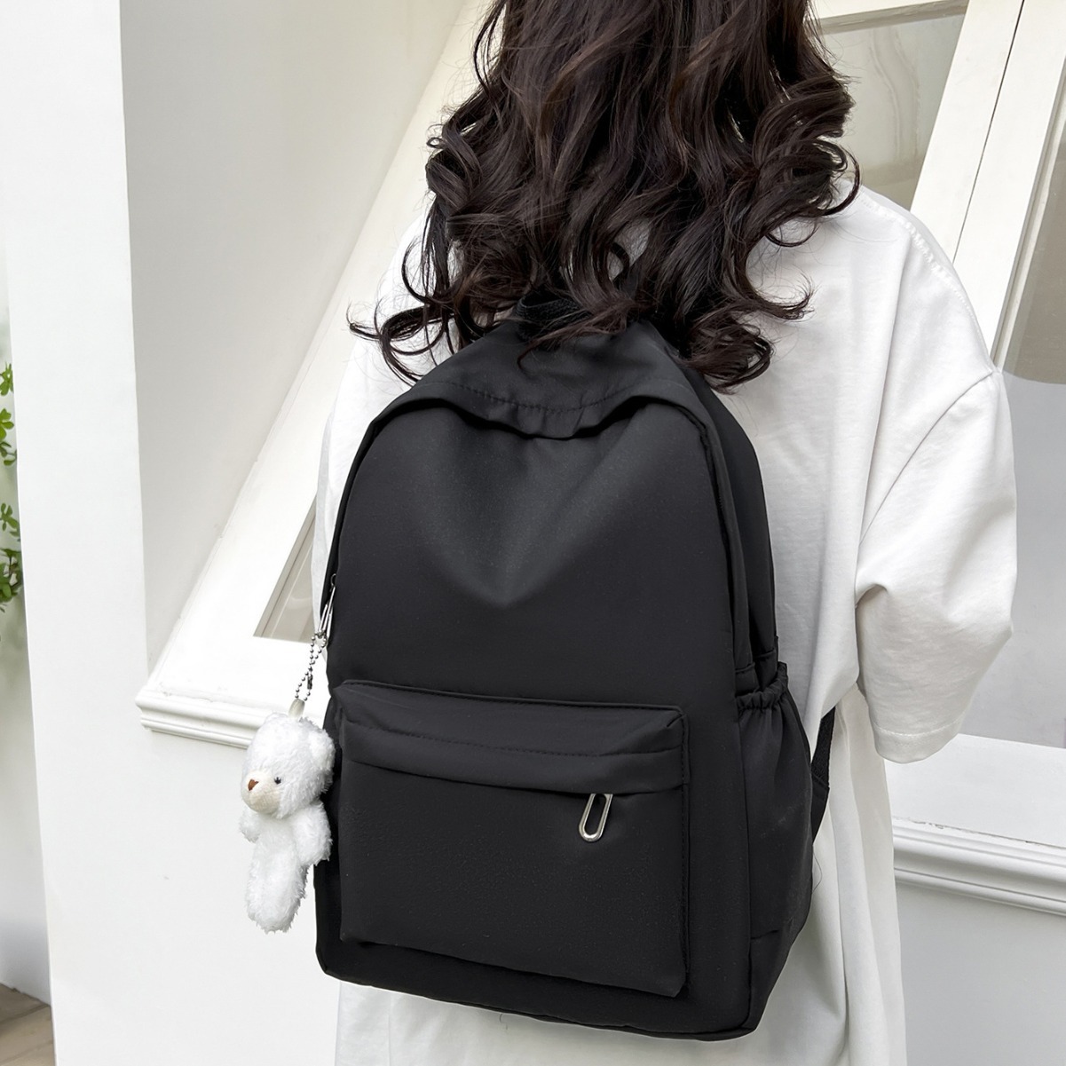 Large capacity backpack new casual ins style fashion Korean simple College student schoolbag travel backpack wholesale