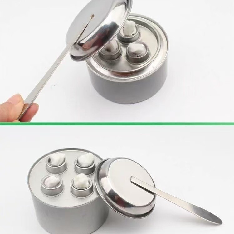 Environmentally Friendly Oil Fuel Fire Extinguishing Cover with Handle Alcohol Stove Fire Extinguishing Cover Anti-Scalding Small Hot Pot Long Handle Liquid Fire Extinguishing Cover