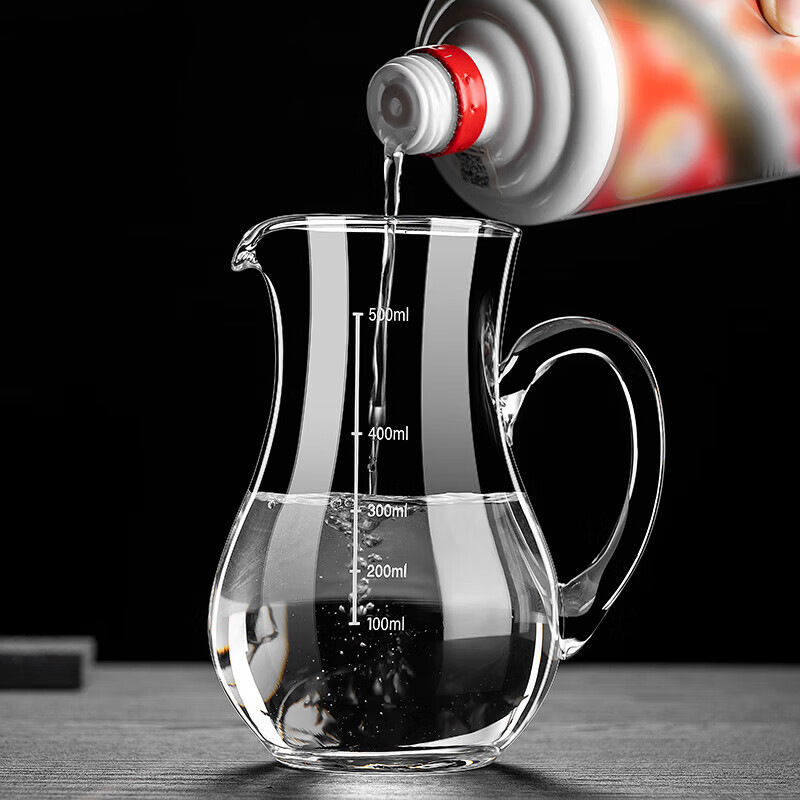Thickened white wine dispenser suit commercial 100ml graduated wine jug wholesale red wine wine glass decanter