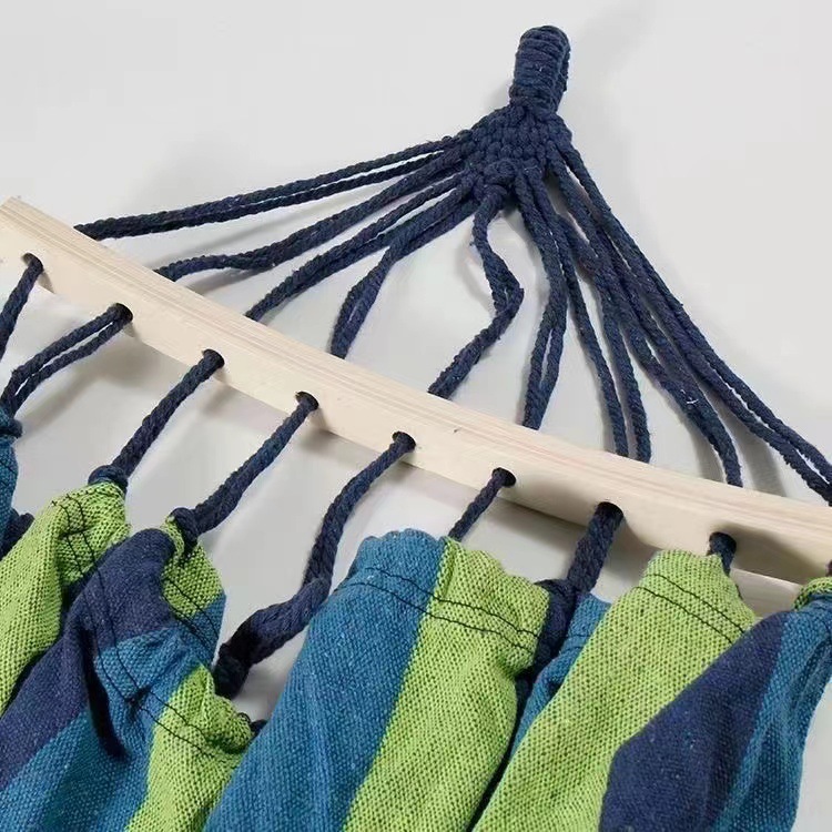 Canvas Hammock Outdoor Thickened Canvas Anti-rollover Sleeping Swing Outdoor Adult Tree Hanging Outdoor Camping Spot Batch