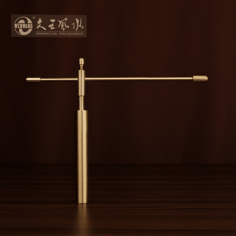 Медный линейка Вэнь Ван, нескользящая, инструмент для геомантии, A-тип линейка для поиска дракона