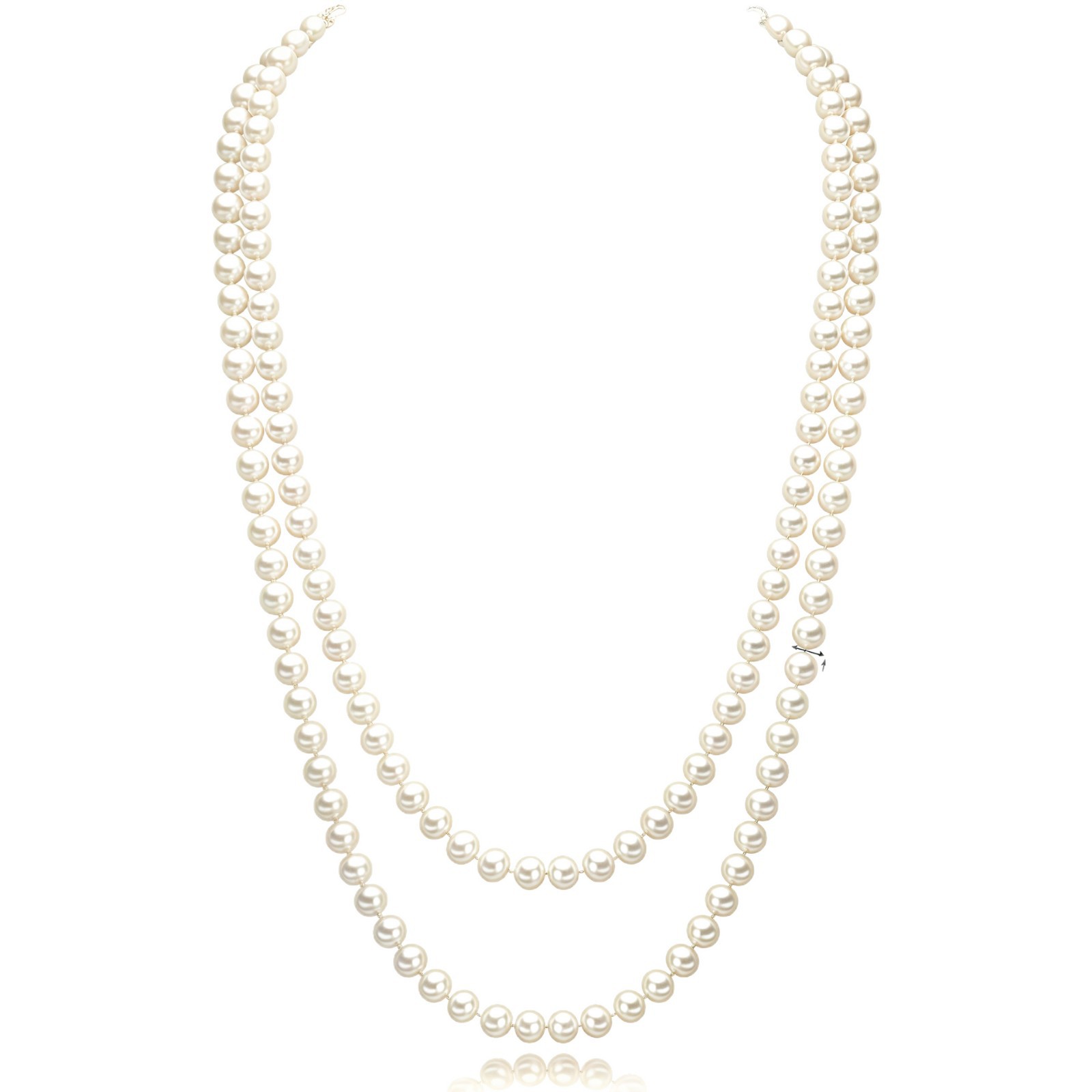 Popular Mother's Shijia Pearl Necklace, Versatile and Fashionable Long Sweater Chain for Women, Light Luxury, Elegant and Exquisite Autumn and Winter Accessories