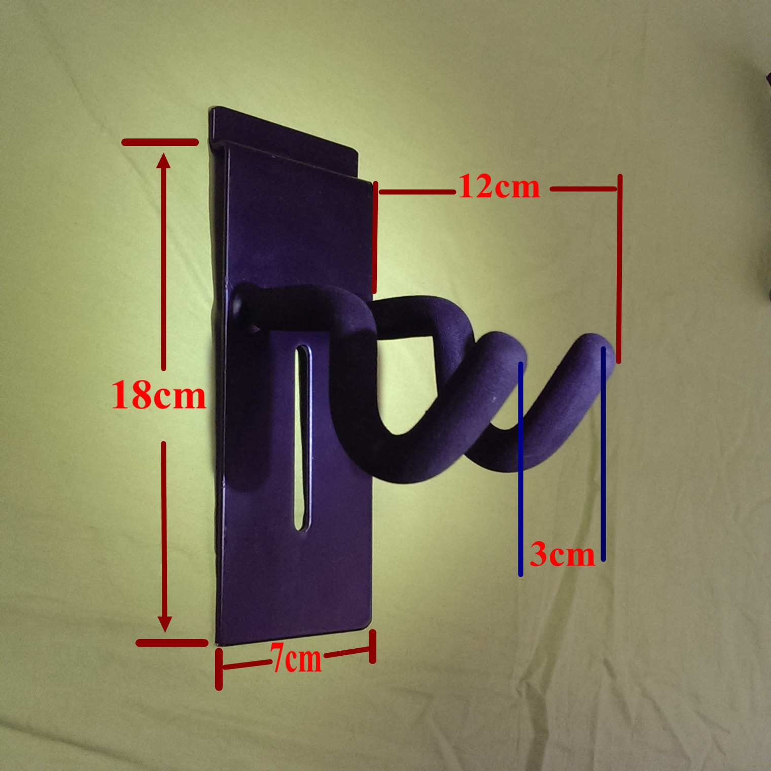 Groove Plate Hardware Hook Wooden Board Hook Storage Hook Spray Plastic Single Hook Jewelry Hook Photo Frame Hook Guitar Instrument Hook