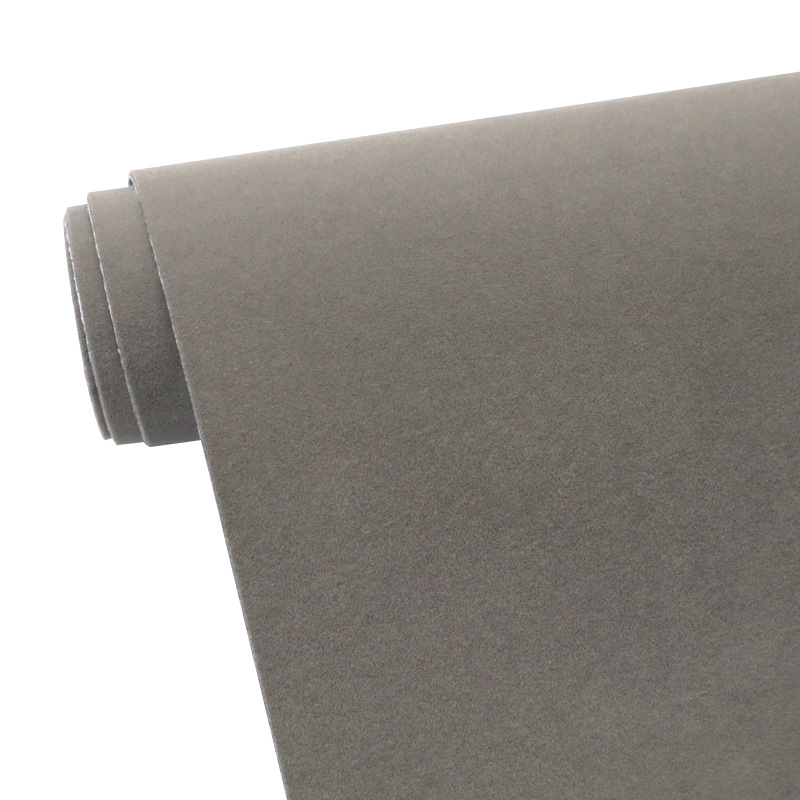 Wholesale adhesive flannel self-adhesive flocking cloth with adhesive counter cloth jewelry box thickened self-adhesive black flannel cloth