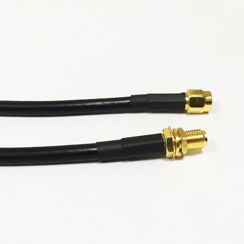 Sma Female to Sma Male Plug Rg223/U Dual Network Silver-Plated Rf Extension Signal Cable