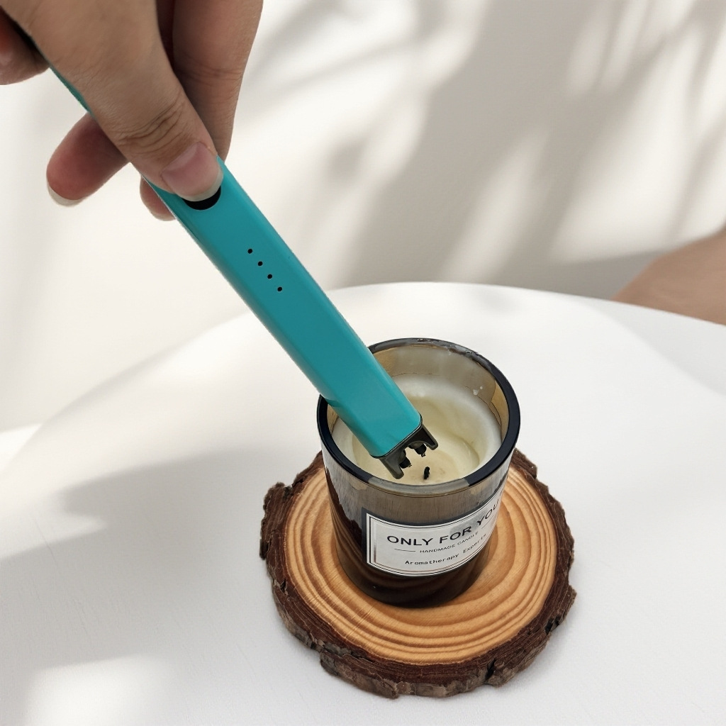 Бытовая перезаряжаемая зажигалка для ароматических свечей, зажигалка типа C, пульсирующий ингалятор