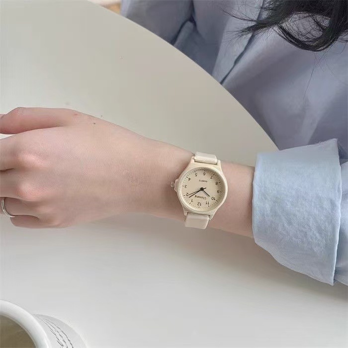 High School and College Entrance Exam Student Party Exam Watch for Boys and Girls, High-Value Korean Version, Simple Analog Watch for Middle and High School Students