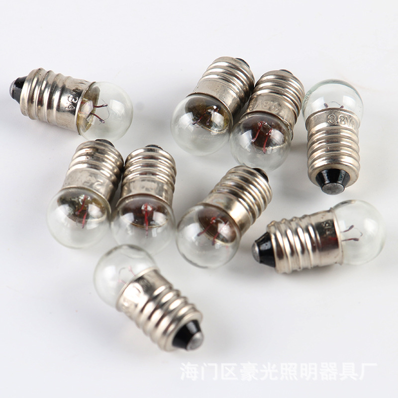 1.5v2.5v3.8v6v physical experiment bulb old-fashioned flashlight toy bulb E10 small electric bead bulb