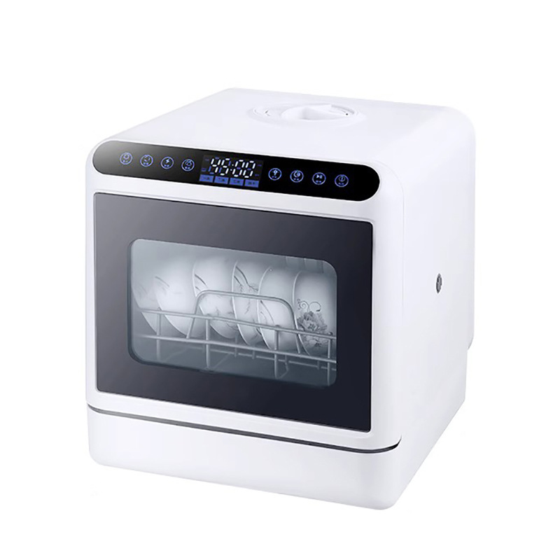Cross-border exclusive installation-free desktop dishwasher 110V/220V water tank British, European and American plug foreign trade distribution