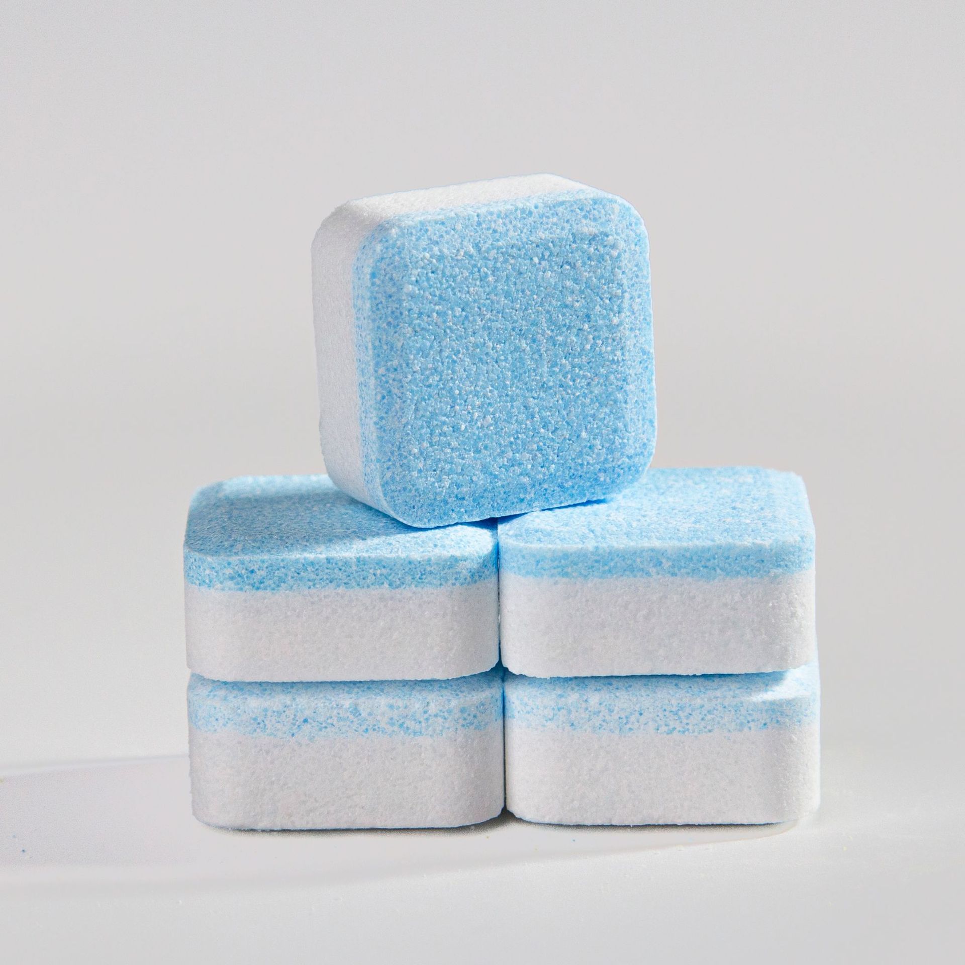 Effervescent Tablets for Washing Machine Drum, Fully Automatic Drum Washing Machine Effervescent Cleaning Tablets, Powerful Stain Removal, Mite Removal, Descaling, Loose Tablets for Sterilization