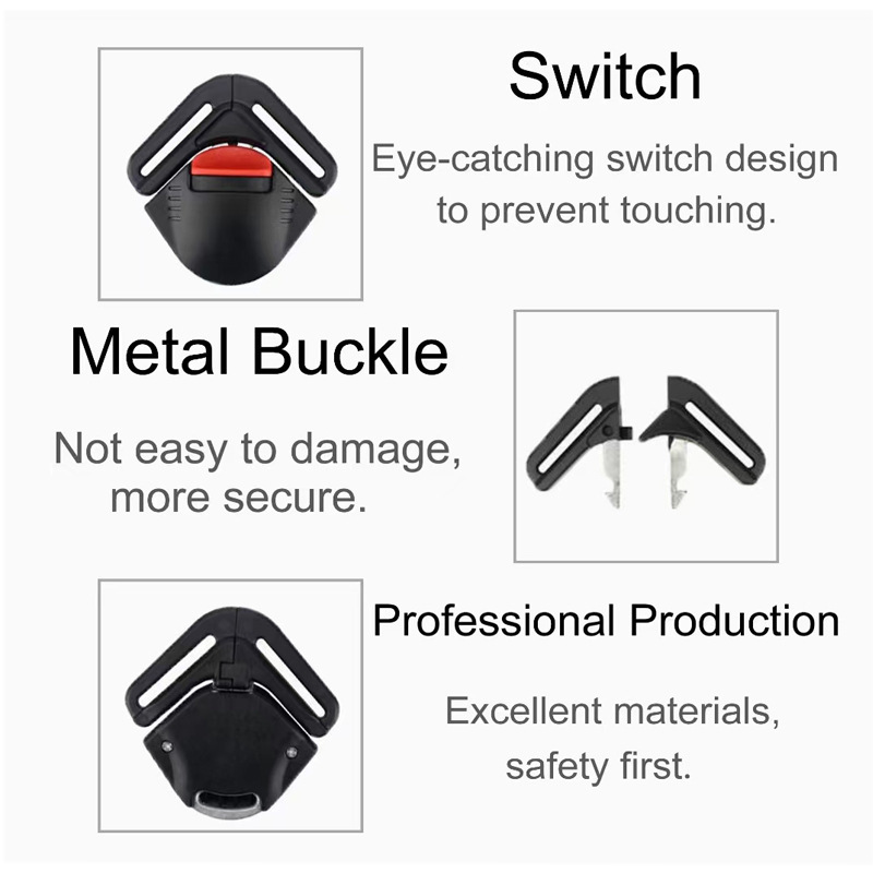 Neutral Car Kids Safety Seat Accessories Five-Point Buckle Isofix Interface Locking Buckle Holder