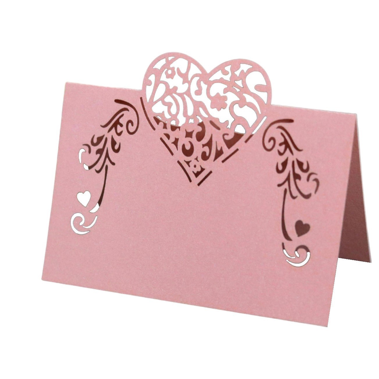 Amazon wedding three-dimensional love seat card laser hollow table card butterfly sign-in table name card now issued