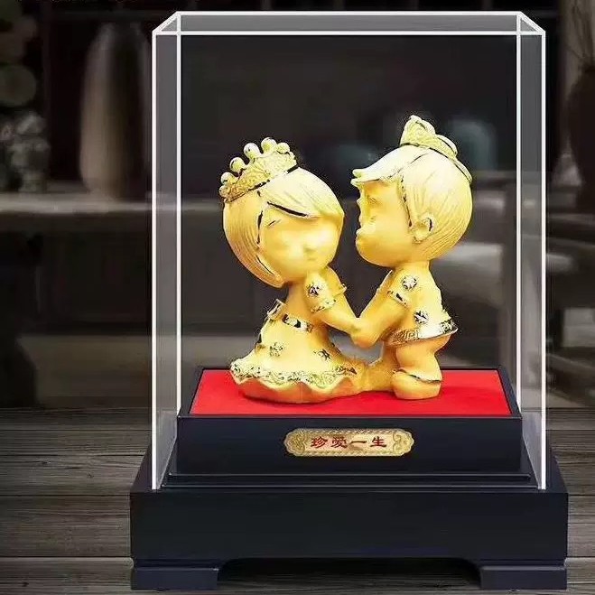 Бархатные свадебные украшения из песчаного золота, подарки на 100-летие свадьбы, изысканные золотые украшения для дома